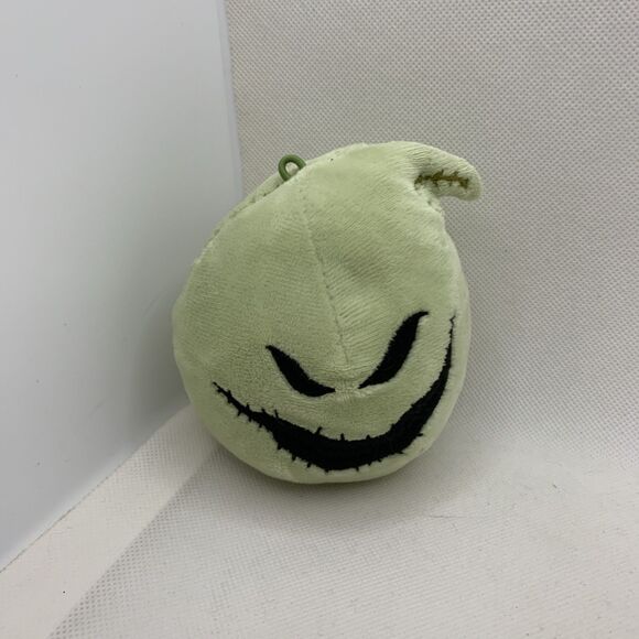 HALLMARK FLUFFBALL OOGIE BOOGIE THE NIGHTMARE BEFORE CHRISTMAS ROUND PLUSH - Picture 1 of 5
